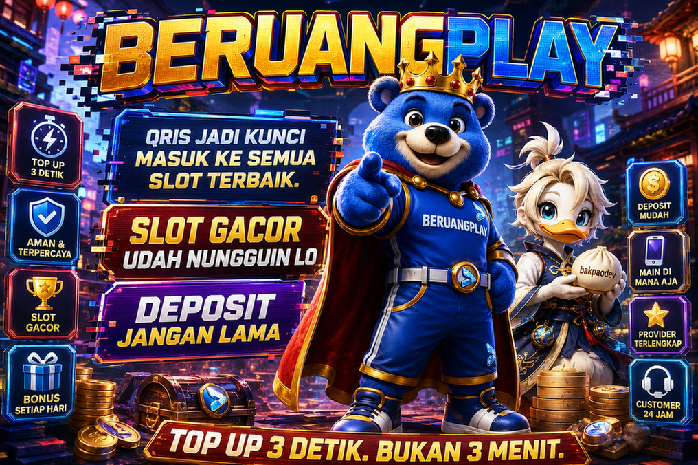Pemain game kompetitif menggunakan platform BERUANGPLAY untuk top up dan payment gateway gaming